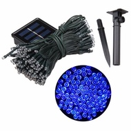 ไฟกระพริบโซล่าเซลล์ 200 LED สีฟ้า