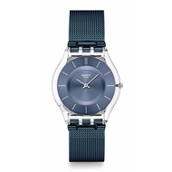 Swatch Cool Skies Blue 34mm Stainless Steel Watch