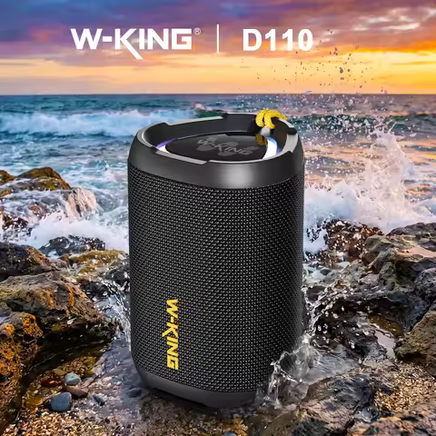 W-King D110 15W Bluetooth Speaker 5.3 Wireless Home Party System RGB Lights 12H Working Time TWS HiF