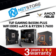 PWP ASUS TUF GAMING B650M-PLUS WIFI DDR5 mATX & AMD RYZEN 5 7600 PROCESSOR
