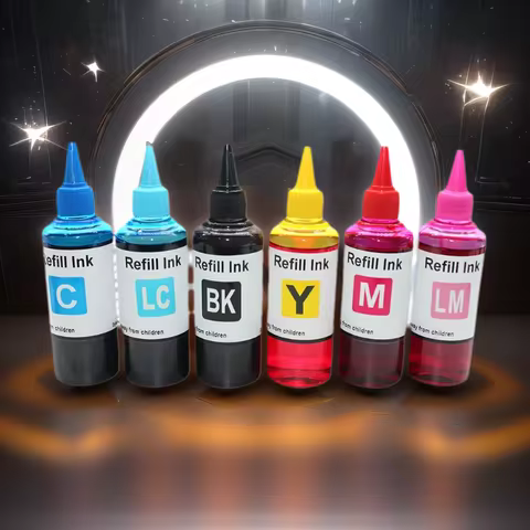 100ML 6PC Refill Dye Ink 378XL T3791 T0791 T0851 for Epson XP8500 XP8600 XP8700 PX700W PX800FW PX830