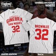 Barangay Ginebra Justin Brownlee PBA Shirt - Valiant Premium Clothing