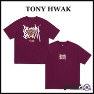 [Tony Hawk X Brownbreath] BXT DOUBLE LOGO TEE (WINE)_From Korea