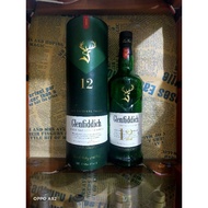 Glenfiddich 12 tall green glass foreign wine bottle [NEW][Empty]