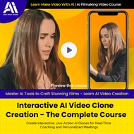Video Course - Interactive AI Video Clone Creation - The Complete Course |  Ai Make Video | Make Vid