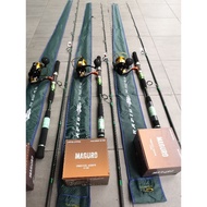 1 SET COMBO GTECH RAPID SHOOTER +MAGURO PRO STEEL FISHING ROD
