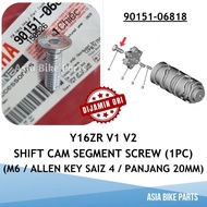 Yamaha Original Y16ZR Y16 V1 V2 Shift Cam Segment Screw Allen Key Bintang Gearbox - 90151-06818