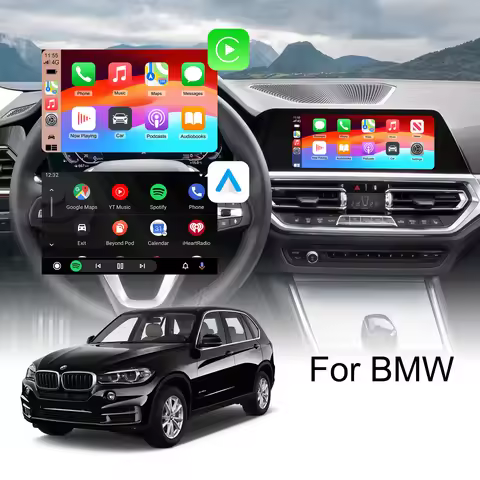 Ezonetronics Wireless CarPlay Android Auto retrofit kit decoder box for 2016-2024 BMW 1-7Series X1-X