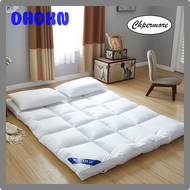 DHDXN Chpermore five star hotel Thicken Feather velvet Mattress Foldable Tatami Single double Mattresses Cotton Cover King Queen Size XDHER