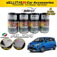 PERODUA ALZA Autospa Original Touch Up Paint Combo Set -Touch Up Paint - Scratch Removal - Calar Ker