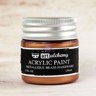 Prima Marketing Finnabair Art Alchemy Acrylic Paint 1.7 Fluid Ounces - METALLIC BRASS HARDWARE