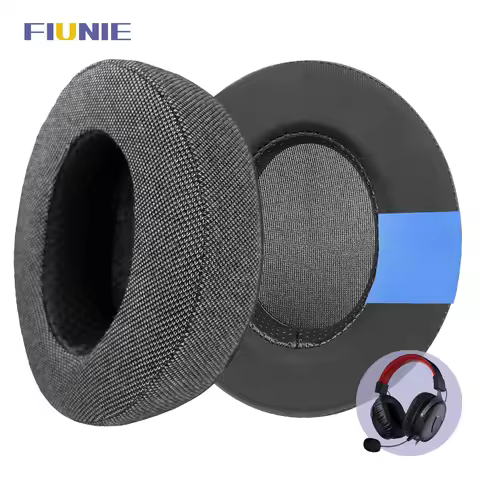 FIUNIE Replacement Ear Cushion Pads for Redragon H520, H510 Zeus, H710 Headphones Earpads Earmuffs S