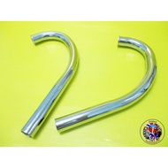 Pipe Neck HONDA C95 CA95 C92 CA92 Header Chrome Set.