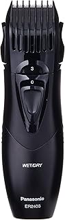 Panasonic ER2403K701 Beard and Body Hair Trimmer, Washable, Battery Operated, 5 Cutting Length Adjus
