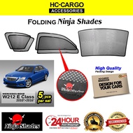 Mercedes Benz W212 E Class 2010 - 2016 Magnetic Ninja Shades Sunshade (5pcs) SUN SHADE Ninja Sun Sha
