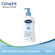 Cetaphil Baby Wash & Shampoo For Hair & Body For Baby Delicate Skin (400ML)