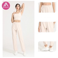 Air active Ribbed Jogger Pants Stretch Soft Sports Pants Adjustable Leg