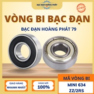 Mini Bearing 634 ZZ & 2RS Iron Cap - Plastic - Durable, Easy to Install, Smooth Rotation - Hoang Pha