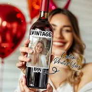 1/2/3/5/7/10/12pcs Customized Wine Bottle Stickers, Customized Photo Labels, Customized Vintage Styl