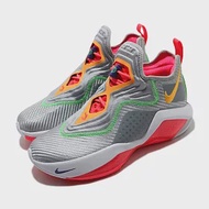 Nike 籃球鞋 LeBron Soldier XIV 男鞋 避震 包覆 明星款 LBJ 運動 球鞋 灰 紅 CK6047001 27cm GREY/RED