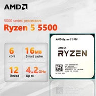 Ryzen 5 5500 New R5 5500 4.2 Ghz 6-core 12-thread Cpu Processor 7nm L3=8m 100-000000644 Socket Am4 N
