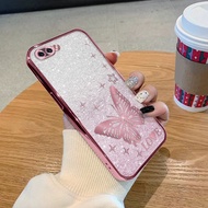 2 In 1 Luxurious Case for OPPO A12E/A3s/A5 Phone Case with Screen Protector Ceramic Film Smartphone 