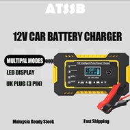 ATSSB 12V 6A Car Battery Charger Pengecas Bateri Kereta Motorsikal Restore Motorcycle Charge Pulse R