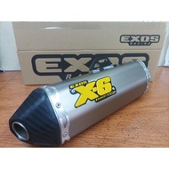 【hot sale】 Exos X6 Silent Power Pipe for Suzuki Hayate125 carb type