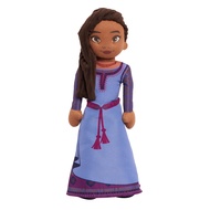 Disney Wish 8-inch Talking Plush Asha, Interactive Toy, Black Hair and Purple Dress, Kids Toys for A
