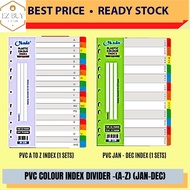 PVC INDEX DIVIDER-(A to Z) (JAN - DEC) / INDEX DIVIDER