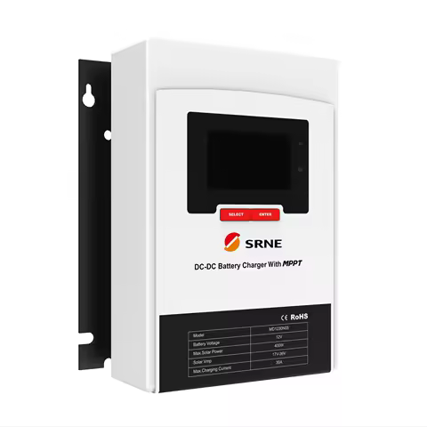 SRNE MD1230N05 400W 30A 12V DC-DC With Dual Battery Charging Bluetooth Control MPPT RV Solar Charge 