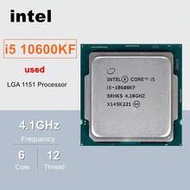 ซีพียู Core I5 10600KF ที่ใช้แล้ว 4.1GHz หกแกนสิบสองสายงาน 65W LGA 1200