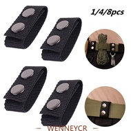 WENNEYCR 1/4/8Pcs Belt Keeper Sports  Double Snaps Heavy Duty
