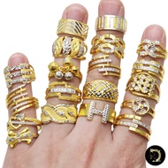 แหวนทอง 1 สลึง ทองแท้ 96.5% รวมลายงานสองสี ทองแท้ มีใบรับประกัน เลือกลายและไซส์แหวนได้จ้าา