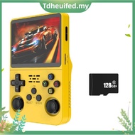 Dual 3D Joystick R36S Handheld Game Console 3.5 Inch IPS Screen 128GB Video Storage 3200mah Battery 