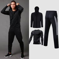 🏅 Autumn Gym Clothes Equipment Mens Gym Running for Basketball Training Quick-Drying Night Running E