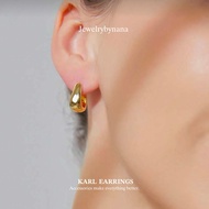 Karl stainless steel hoop earrings hoop earring stainless steel earring