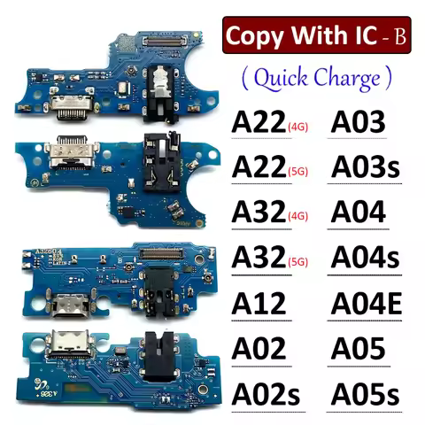 USB Charging Port Dock Charger Connector Board Flex Cable For Samsung A22 A32 A12 A02 A03s A02s A03 