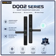 BrightStorm DQ02 Smart Door Lock for Grill Door | Kunci Pintar Rumah (Fingerprint + App Control)