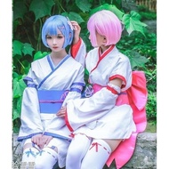 Ram Rem Rem Youth Life in a Pillow world from zero Kimono cosplay Twin Women's Clothing Re: Life in 