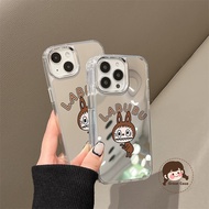 Cute Labubu Mirror Phone Case For OPPO A5 A5X A2M A3X A3 A2X A2 Pro A98 A80 A79 A59 A16K A16E A1X A1