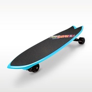 三輪衝浪滑板 SURF SKATE(復古藍) 附背袋 極限運動 滑板