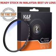 K&F Concept UV 37/40.5/43/46/49/52/55/58/62/67/82mm Lens Filter Slim Frame with Multi-Resistant Coat
