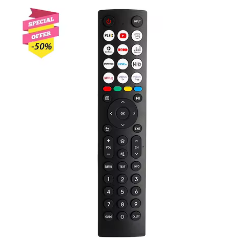 EN2J36H Remote Control For Hisense Smart TV VIDAA LCD LED TV 55E7HQ 50E77HQ 55E77HQ 55U8HQ 65U7HQ 65