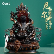 OSITE | Handcrafted Antique-style Five Wealth Gods Bronze Statue 7 inches