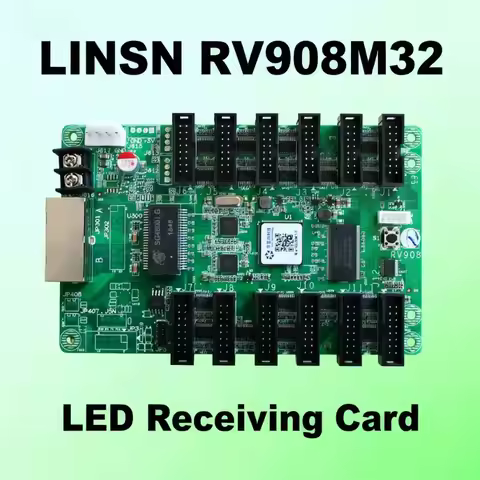 Linsn Receiving Card RV908m32 Video Wall Controller LED Screen Scan Work with TS802D Support Static 