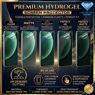 Realme GT 8 / GT 7 / GT 6 / GT5 / GT Neo 5 /  GT3 T SE full screen cover hydrogel screen protector