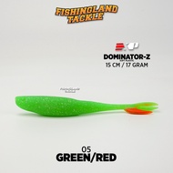 EXP Dominator Z Soft Plastic | 15cm 17g | SP TPE Zig Zag Toman Haruan Fishing Lure With Bearing Sile