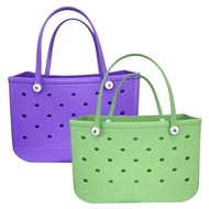 Free shipping XL Beach Croc Bag EVA Rubber Waterproof Travel Picnic Storage Basket Extra Large Women