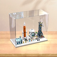 Acrylic Display Stand Suitable for Lego 60351 City Series Rocket Launch Center Building Blocks Figur
